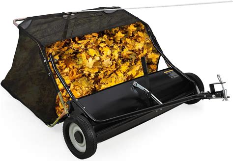 Trilenars 48 Inch Lawn Sweeper Tow Behind,Large Pull Behind Grass ...