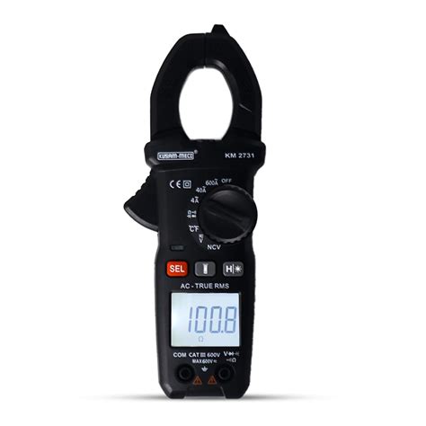 KUSAM-MECO 600A AC TRMS Digital Clamp Meter KM 2731, CAT III 600V, Auto ...