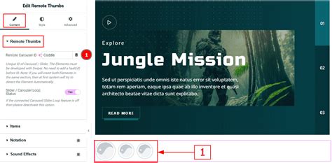 How To Use The Remote Thumbs Slider Widget By Prime Slider