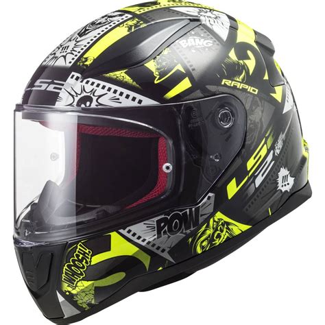LS2 Rapid IMini Full Face Junior Urban Touring Crash Helmet Available ...