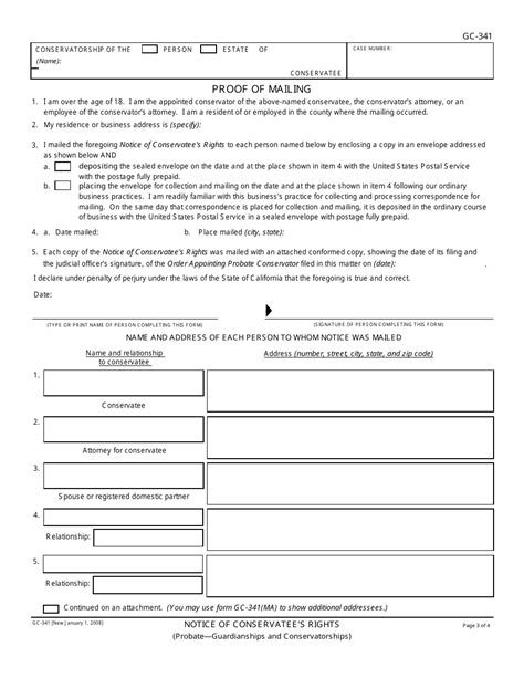 Image result for GC 341 Form