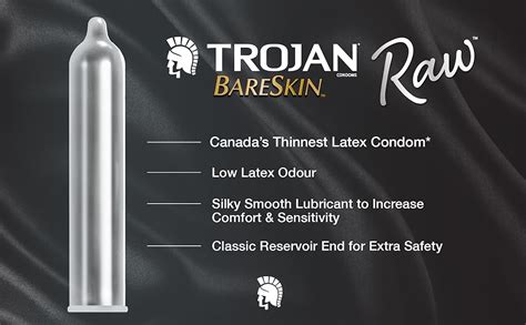 Trojan Condoms BareSkin Raw - Canada's Thinnest Latex Condom