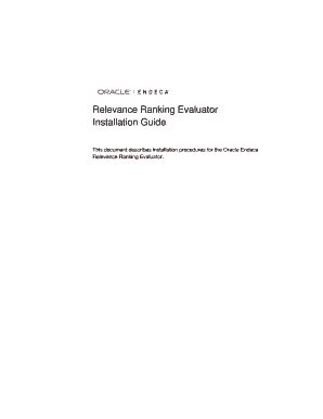 Fillable Online relevance ranking in endeca form Fax Email Print ...