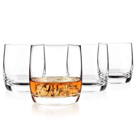 RADHIKA STORE Premium Whiskey Glass | Clear Crystal Whiskey Glass | 290 ...