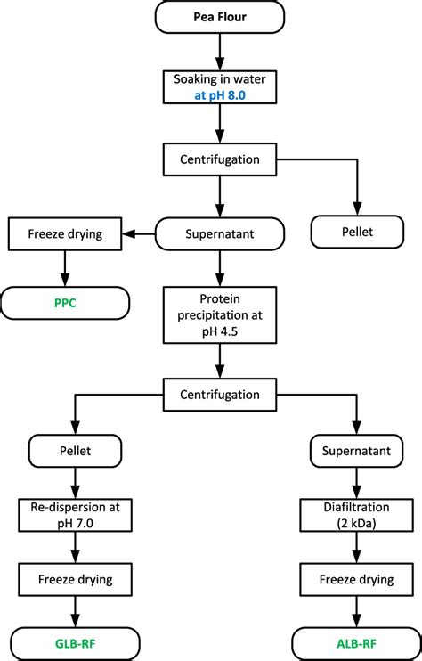 Image result for Pea Protein Extraction Process Flow Chart