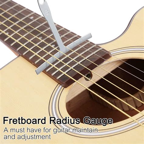 Dreamtop 9 Pcs Guitar Radius Gauge Under string India | Ubuy