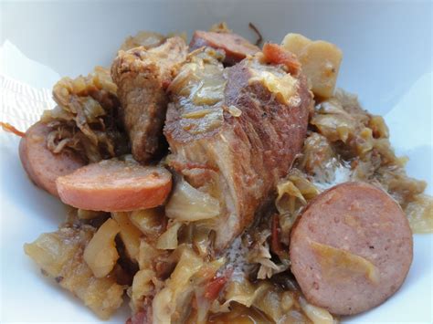 Polish Kapusta Recipe with Kielbasa and Organic Vegetables