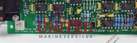 ROLLS-ROYCE 5880-PC1020 DEP. STEERING GEARS-TENFJORD PCB CARD REV D ...