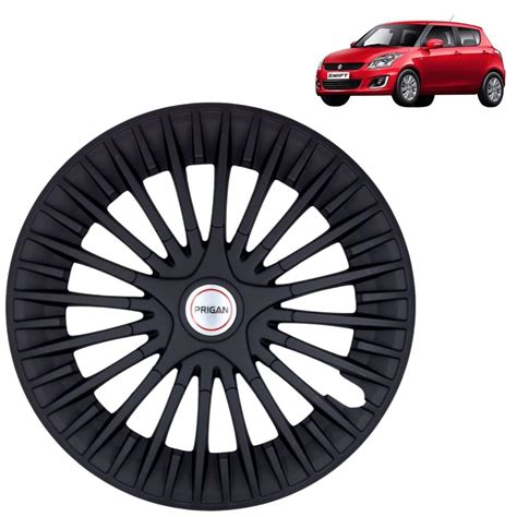 PRIGAN Wheel Cover for Swift (All VARIANTS) 14 Inch Matte Black Wheel ...