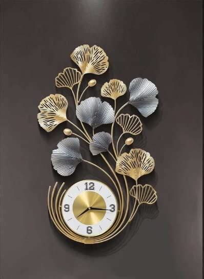 Buy ABCDEF Royal Handicraft Metal Flower Wall Clock 32 " Online at Low ...