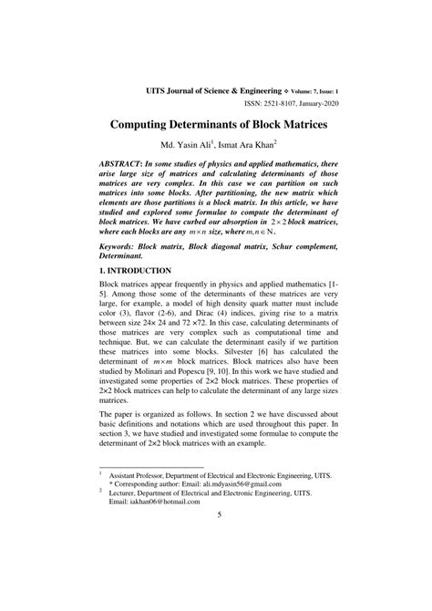 Image result for Block Matrices Explained