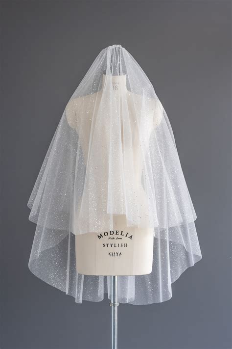 【M size】星空ベール グリッターウェディングベール Glitter veil GRV-09 | AiLE-ブライダルアクセサリー ...