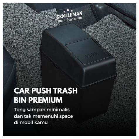 Jual Tempat Tong Sampah Mobil Model Klip Karpet Car Push Trash Bin ...