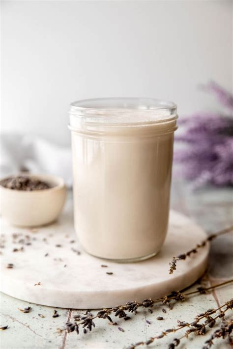 Homemade Lavender Creamer - coffeecopycat.com