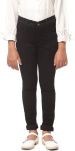 Toffee and Candy Jogger Fit Girls Black Jeans - Buy Toffee and Candy ...