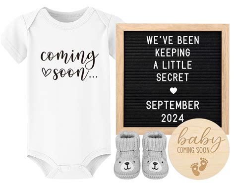 Amazon.com : Pregnancy Announcement, Coming Soon Baby Announcement For ...