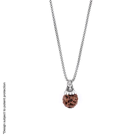 Adiyogi Pendant (3 Mukhi Nepali Rudraksha) – Prinjal Jewels