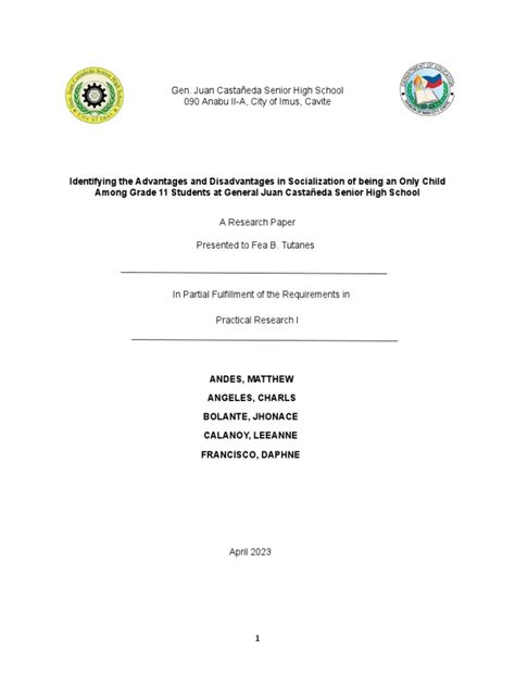 Image result for Research Paper Draft Example