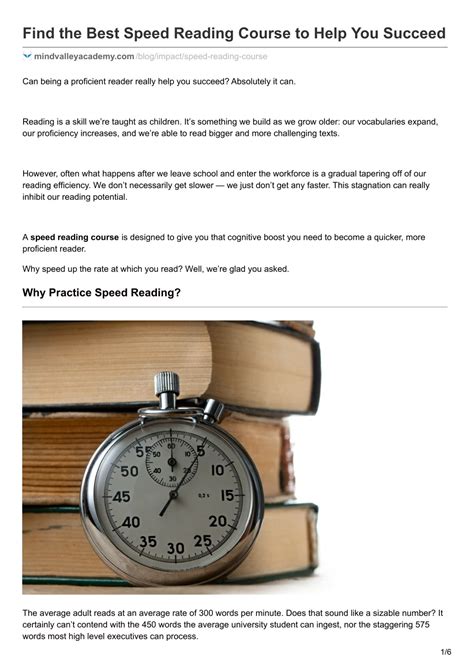 PPT - Speed Reading Course PowerPoint Presentation, free download - ID ...