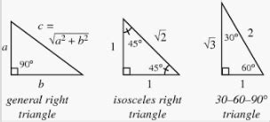 Image result for Right Triangle Geometry Formulas