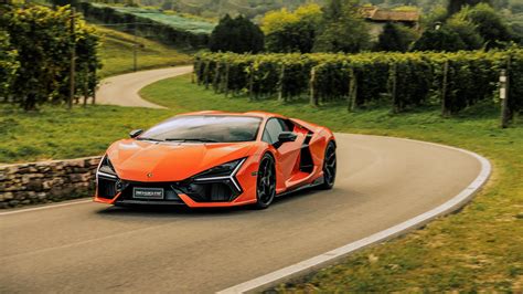 Orange Lamborghini Revuelto Car 4K 5K HD Cars Wallpapers | HD Wallpapers | ID #116364