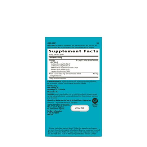 GNC Total Lean® - Weight Loss Probiotic - 30 Capsules (30 Servings) | GNC