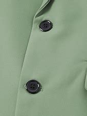 Men's Wedding Winter Wedding Suits Black Sage Fashion Formal Solid ...