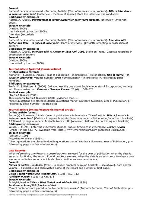 Harvard Style Referencing Example 的图像结果