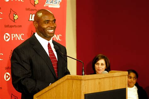 Photos of new football head coach Charlie Strong • The Louisville Cardinal