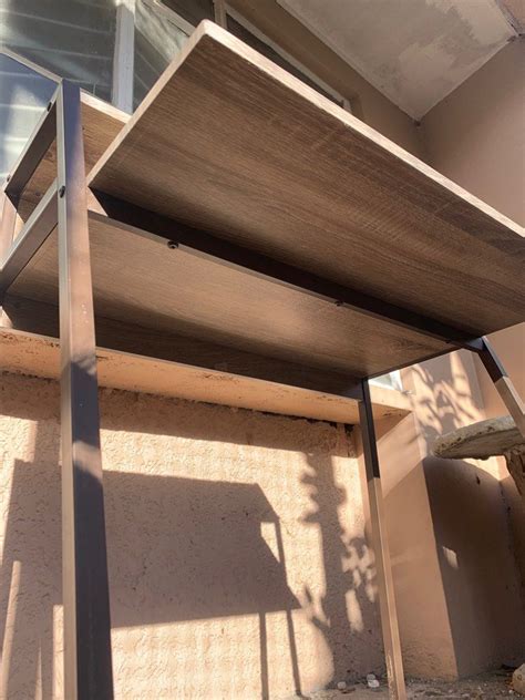 Image result for Computer Table Two Layers