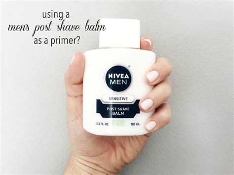 Franish: beauty tuesday: using a Nivea's post shave balm as a primer ...