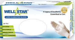 Wellstar ASDAQRYAA Latex Surgical Gloves Price in India - Buy Wellstar ...