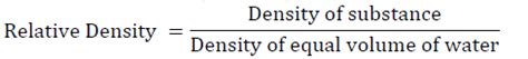 Image result for Relative Density Calculation
