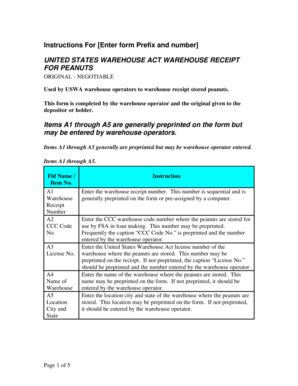 Fillable Online apfo usda Instructions For Enter form Prefix and number ...