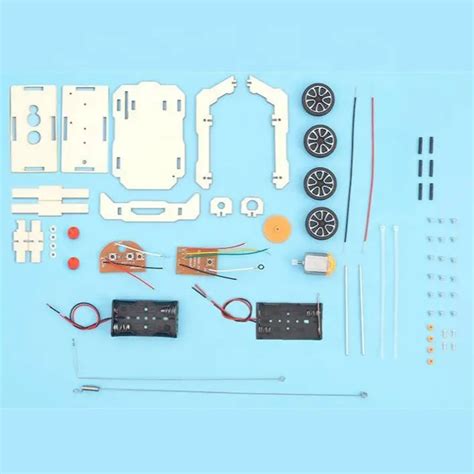 DIY Wooden Remote Control Car Kit STEM Learning Toy Construction Kit ...