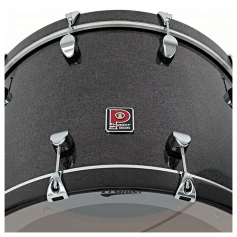Premier Elite 24" x 14" Bass Drum, Gunmetal Sparkle at Gear4music