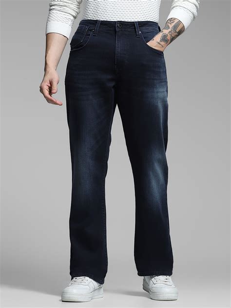 Blue High Rise Cliff Bootcut Jeans