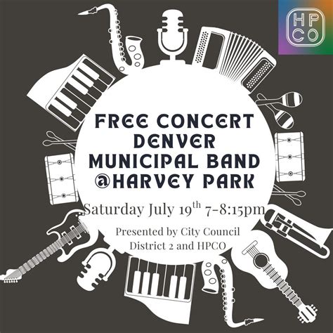 Free Concert Denver Municipal Band @ Harvey Park - Harvey Park ...