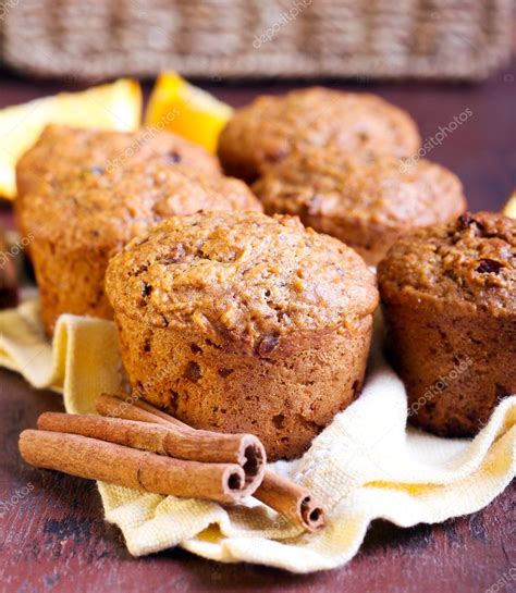 Carrot and marmalade muffins Stock Photo by ©manyakotic 46859957