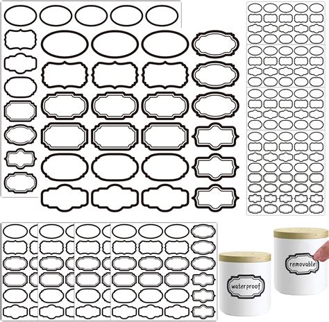 Durony 320 Transparent Waterproof Sticker Labels for India | Ubuy