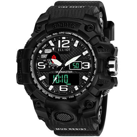 Buy Walrus Analog Digital Men’s Sports Watch - Black Dial - Black ...