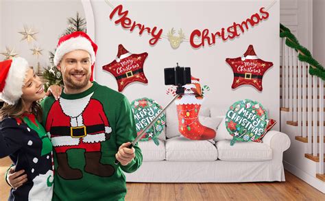 Party Propz 147 Pcs Christmas Decoration Kit - Multicolor Star Foil ...
