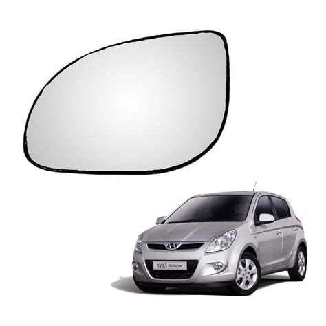 MACZO - orvm Left (Passenger) Side Rear View Mirror Glass for Hyundai ...