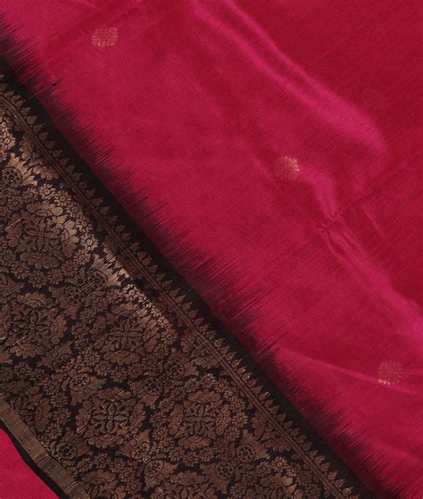 Buy Magenta Woven Tussar Saree T366951