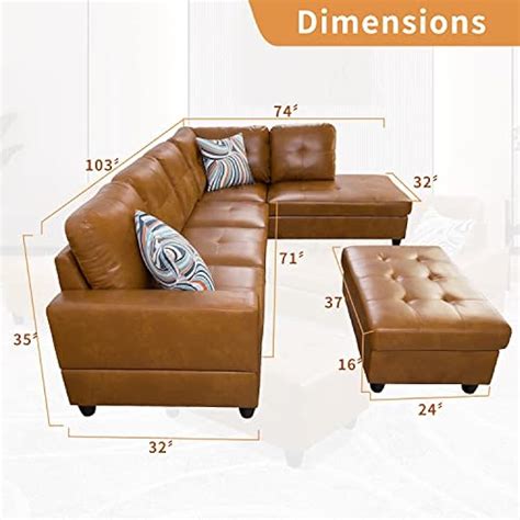 LifestyleFurniture Sectional Sofa Furniture Set, Living Room Sofa Set ...