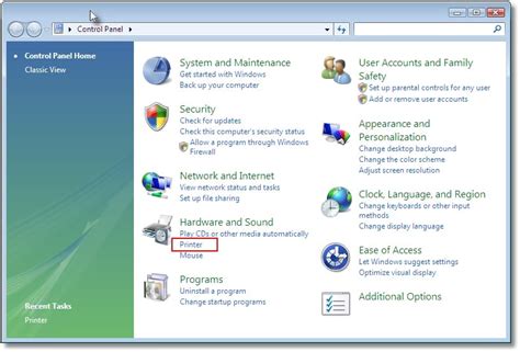 Image result for Open Printer Control Panel