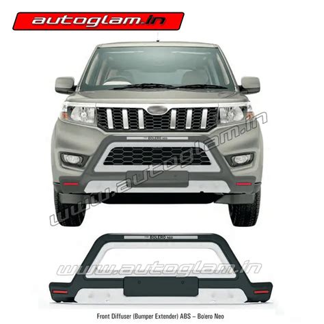 Mahindra Bolero Neo 2021+ Front ABS Nudge Guard, AGMBN21FN – autoglam