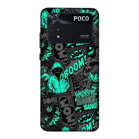 NDCOM for Poco M4 Pro 4G Back Cover Boom Printed Hard Case : Amazon.in ...