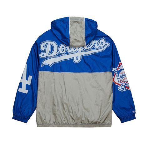 LOS ANGELES DODGERS MEN'S TEAM OG ANORAK PULLOVER WINDBREAKER – JR'S SPORTS