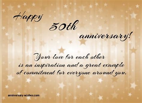 50th Anniversary Wishes - Happy 50th Anniversary Quotes & Images